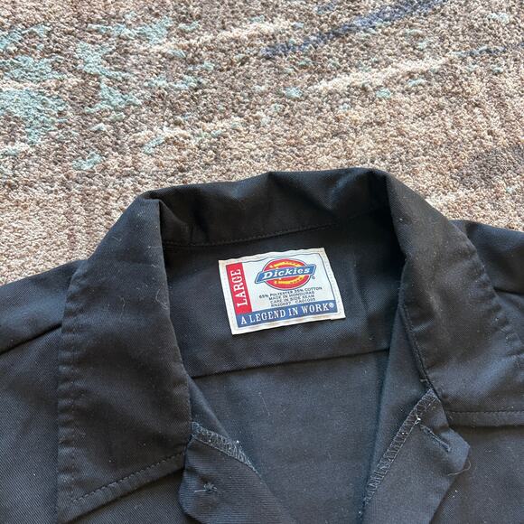 Men's Dickies Colorado Buffaloes CU Buffs Black Long Sleeve Work Shirt Sz Large - Picture 5 of 5